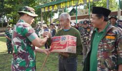 Korem 062/TN Gelar Karya Bakti dan Baksos Dalam Rangkaian HUT KE-77 TNI & HUT KE-60 Korem 062/TN