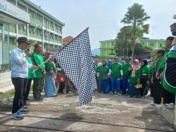 Gus Barra Berangkatkan Ribuan Peserta Jalan Sehat HUT PEPABRI