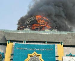 5 Fakta Masjid Jakarta Islamic Center Kebakaran : Eks Tempat Lokalisasi, Kini Terbakar saat Renovasi