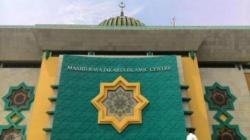 Ukiran Ayat Alquran Masjid Jakarta Islamic Center Utuh Sempurna Tak Terbakar Saat Api Berkobar