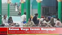 Tanggul Anak Sungai Lamong Jebol, Ratusan Warga Mengungsi