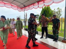 Kapolresta Sambut Kunjungan Pangdam XIV Hasanuddin di Mamuju