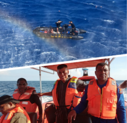 Helikopter TNI AD Evakuasi 4 Korban Anggota Satgas Pulau Batek yang Hanyut, 1 Anggota Masih Dicari