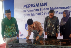 Perumahan Griya Ahmad Dahlan di Sragen Diresmikan Ketua PP Muhammadiyah Prof. Heidar Nashir