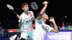 Ganda Putra Indonesia Fikri/Bagas Tersingkir dari Hylo Open 2022 di Babak 32 Besar