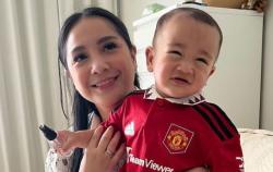 Foto Rayyanza dan Nagita Slavina Masuk Instagram MU, Netizen: Otw Jadi Ranschester United