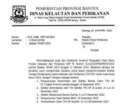 Buruan Daftar!  Menjadi Tenaga Pendamping Usaha Kelautan dan Perikanan (TPUKP) Provinsi Banten