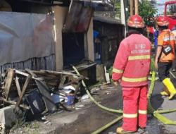 Sebuah Bengkel Meledak dan Terbakar, 5 Orang Alami Luka Bakar