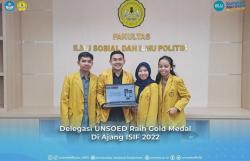 Wih! Mahasiswa Unsoed Raih Medali Emas di Ajang ISIF 2022