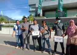 Wartawan Aceh Selatan Turun ke Jalan Galang Dana Bantu Korban Banjir