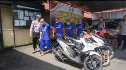 Komplotan Curanmor Diringkus Polres Purbalingga, Empat Sepeda Motor Diamankan