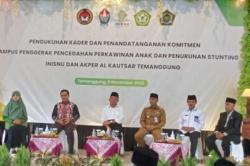 Menko PMK Kukuhkan Kader Penggerak di INISNU Temanggung Demi Cegah Pernikahan Dini