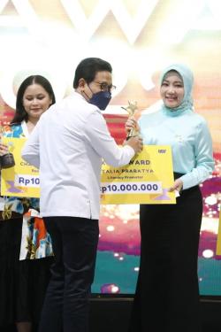 IKAPI AWARDS 2022: Atalia Praratya Raih Penghargaan Kategori Promoter Literacy