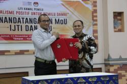 Kawal Pemilu 2024 IJTI Resmi Teken MoU dengan KPU RI, 