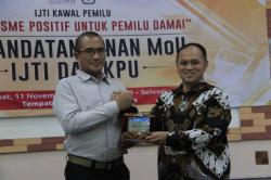 Kawal Pemilu 2024, IJTI Resmi Teken MoU dengan KPU RI