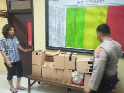 Polres Serang Amankan Ratusan Botol Miras, Dan Parkir Liar Dalam Rangka Ops Pekat Maung