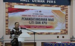 Jaga Pesta Demokrasi 2024 Berkualitas dan Sehat, IJTI Teken MoU dengan KPU RI