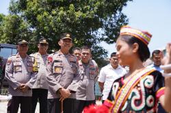 Kapolresta Mamuju Dampingi Kapolda Sulbar Tinjau Lokasi Pembangunan Mako Polsek Bonehau