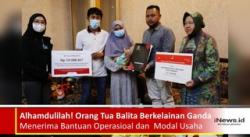 Alhamdulilah! Orang Tua Balita Berkelainan Ganda Menerima Bantuan Modal Usaha