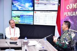 Tinjau Command Center KTT G20, Kepala BNPT Diskusi dengan Panglima TNI dan Danpas Gegana Brimob