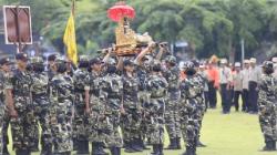 Bupati Nyoman Suwirta, Terima Kirab Panji-Panji I Gusti Ngurah Rai Tiba di Klungkung