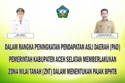 Ciptakan Sumber PAD, BPKD Aceh Selatan Terapkan ZNT