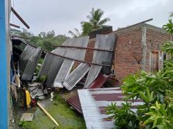 2 Rumah di Tapalang Barat Rusak akibat Angin Puting Beliung