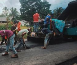 Jaga Kualitas Jalan UPTD PJJ Pandeglang Lakukan Pemeliharaan rutin