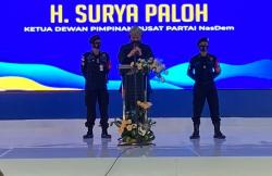 Sambangi Palembang, Surya Paloh Bidik Lima Kursi DPR RI di Pileg 2024