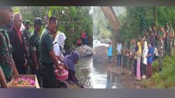 Doa dan Tabur Bunga Ikhlaskan Serda Amirudin, Anggota TNI yang Hilang di Sungai Maiting Toraja Utara