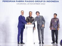 Piaggio Resmikan Pabrik  di Cikarang, Penuhi Standarisasi Pabrik Global