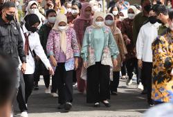 Ibu Negara Belajar Bersama Anak PAUD