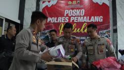 Polres Pemalang Kirimkan Bantuan Pakaian Layak Pakai untuk Korban Bencana Alam Cianjur