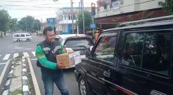 Peduli Korban Gempa Cianjur, Driver Ojol Ciamis Turun ke Jalanan Galang Dana