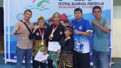 2 Atlet Silat Bangka Barat Sumbang 2 Medali Emas di Ajang FOP Babel