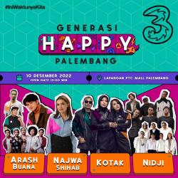 Generasi Happy, Cara Tri Mengedukasi Gen Z Palembang Semua tentang Digital