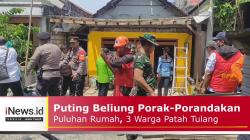 Puting Beliung Porak-Porandakan Puluhan Rumah, 3 Warga Patah Tulang