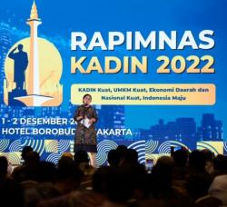 Gelar Rapimnas 2022, Puan Maharani Berharap Kadin Perkuat Usaha Mikro