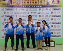 Cabang Olahraga Sambo Way Kanan Turunkan 4 Atlet di Pekan Olahraga Provinsi Lampung