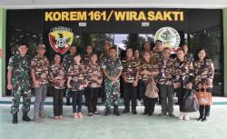 Kasrem 161 WS Terima Kunjugan Silaturahmi PD FKPPI Provinsi NTT