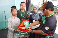 Dandim Pidie Resmi Tutup Pasar Rakyat dan Lomba MTQ Dalam Rangka HUT Kodam IM Ke-66 Tahun 2022