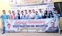 Cabor Muay Thai Sumbang 18 Mendali untuk Kontingen Way Kanan di Porprov Lampung