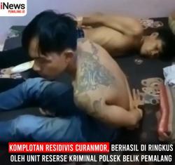 Komplotan Residivis Curanmor Berhasil Diringkus Unit Reserse Kriminal Polsek Belik Pemalang