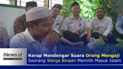 Kerap Mendengar Suara Orang Mengaji, Seorang Warga Binaan Rutan Gresik, Putuskan Masuk Islam