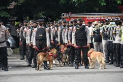 Polda Jateng Terjunkan Anjing Ras K9 Amankan Tasyakuran Kaesang dan Erina