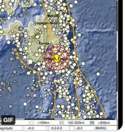 Dua Kali Gempa Melonguane Sabtu Pagi