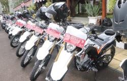 Full Senyum! Penyuluh Pertanian di Kabupaten Lebak Dapat Motor Dinas CSR Bank BJB