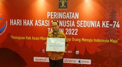 Bangka Tengah Raih Penghargaan Kabupaten Peduli HAM dari KemenkumHAM RI