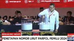 Breaking News, Berikut Nomor Urut Partai Politik Peserta Pemilu 2024