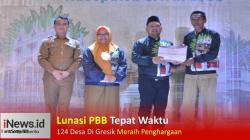 Lunasi PBB Tepat Waktu, 124 Desa dan Kelurahan Di Gresik Meraih Penghargaan